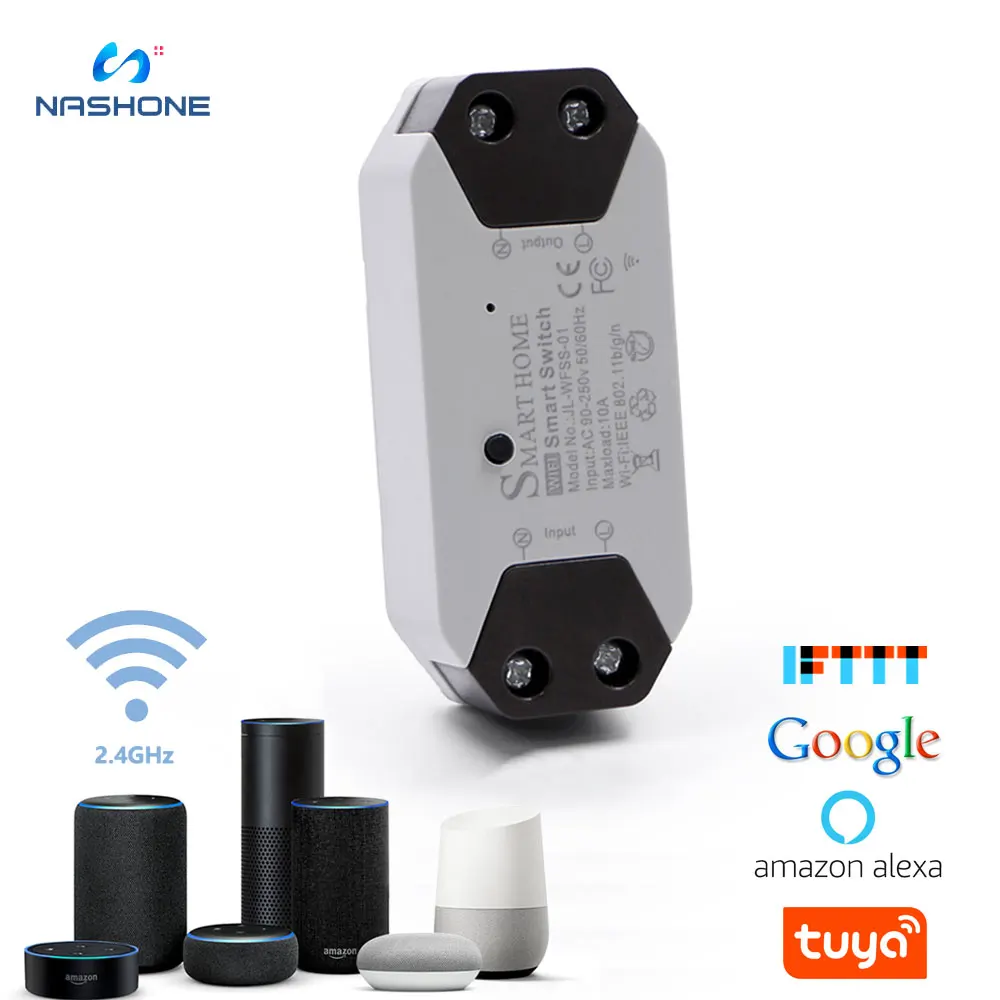 Nashone Wi Fi выключатель Tuya Smart светильник таймера размыкатели цепи Беспроводной