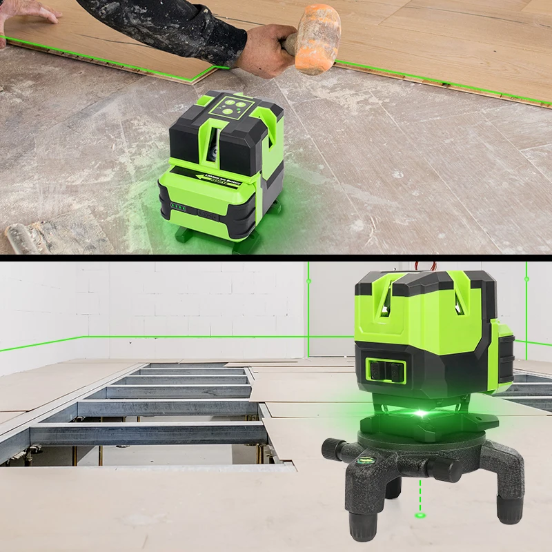 High Accuracy Pro Laser Level LS21G 2V1H360 OSRAM Cross Line Self-leveling Laser Level
High Accuracy Pro Laser Level LS21G 2V1H360 OSRAM Cross Line Self-leveling Laser Level