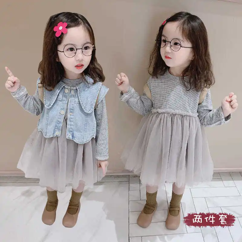 2021 Cowboy Jackets & Lace Dress For Girls Dress Sets Baby Girl Suit Girls Clothing Sets Long Sleeve Girl Dress Kids Clothes
2021 Cowboy Jackets & Lace Dress For Girls Dress Sets Baby Girl Suit Girls Clothing Sets Long Sleeve Girl Dress Kids Clothes