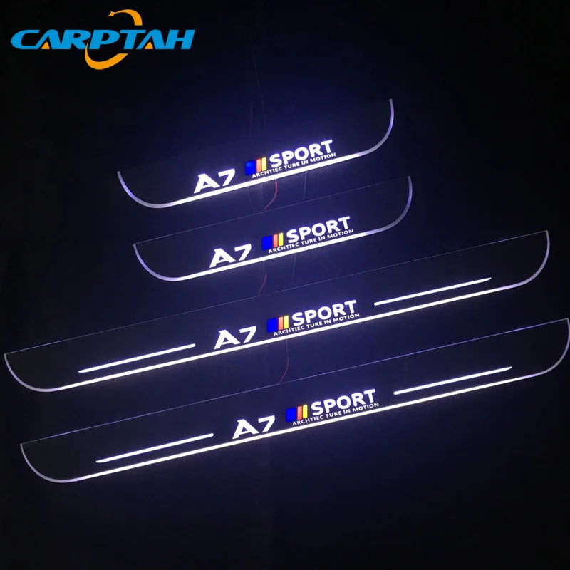 Carptah 4 PCS Moving light Door Sill Scuff Plate Pathway Dynamic Streamer Welcome Lamp For Audi A7 R7 RS7 2012-2015 Acrylic
Carptah 4 PCS Moving light Door Sill Scuff Plate Pathway Dynamic Streamer Welcome Lamp For Audi A7 R7 RS7 2012-2015 Acrylic
