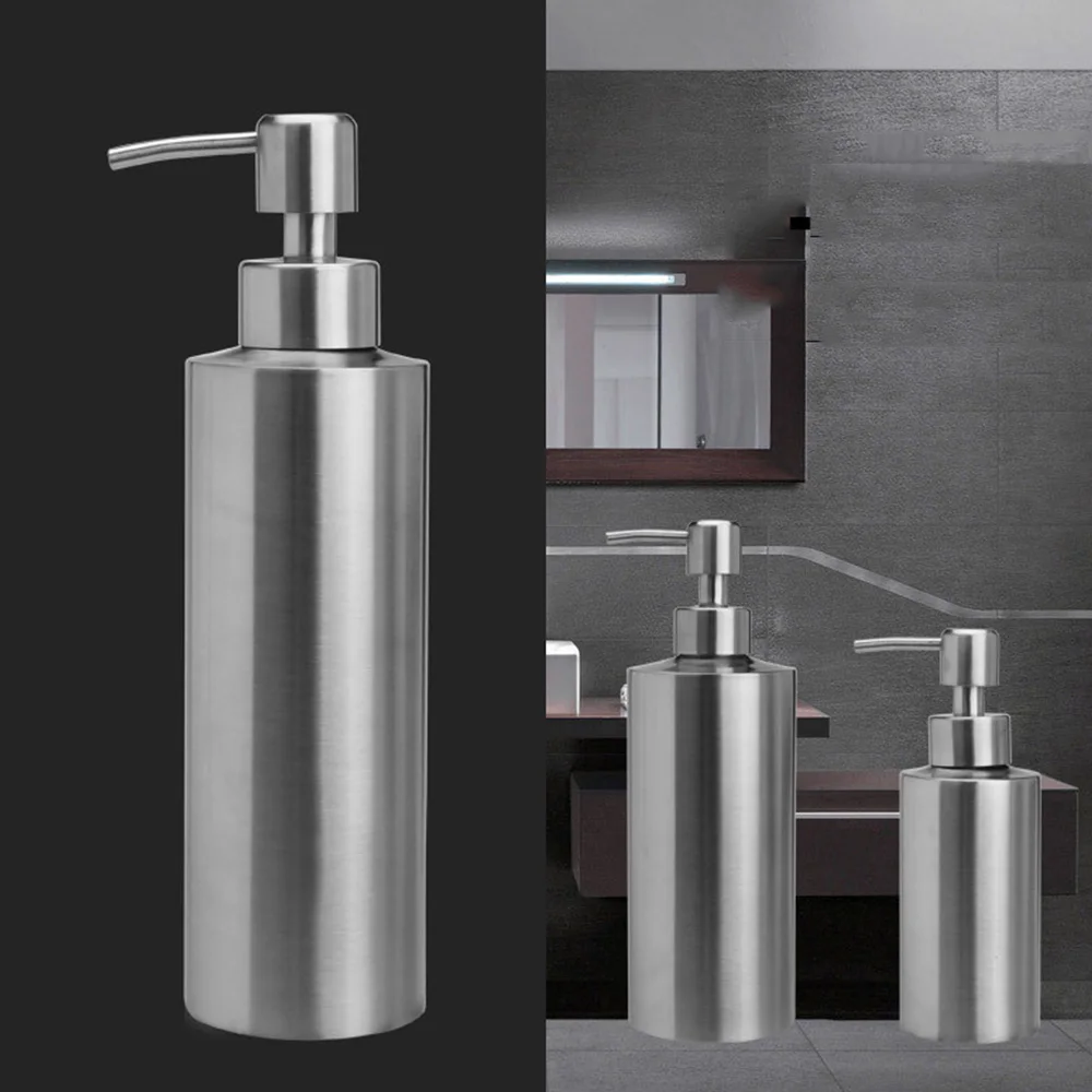 250ML/350ML/550ML Stainless Steel Shampoo Dispenser Kitchen Bathroom Lotion Pump Lotion Holder Refillable Bottle
250ML/350ML/550ML Stainless Steel Shampoo Dispenser Kitchen Bathroom Lotion Pump Lotion Holder Refillable Bottle