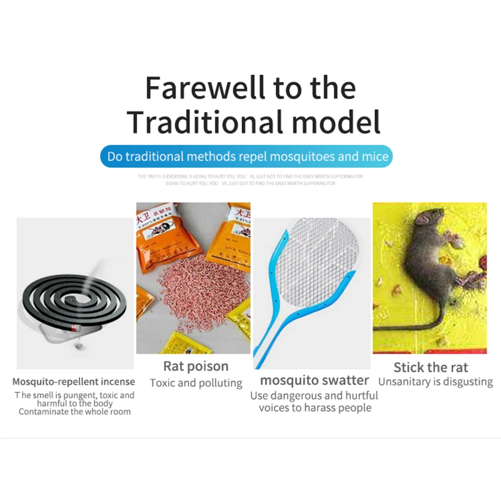 Home Indoor Ultrasonic Mosquito Repeller Insect Pest Mouse Safety Rodent Repellent for Household Bedroom Accessories
Home Indoor Ultrasonic Mosquito Repeller Insect Pest Mouse Safety Rodent Repellent for Household Bedroom Accessories