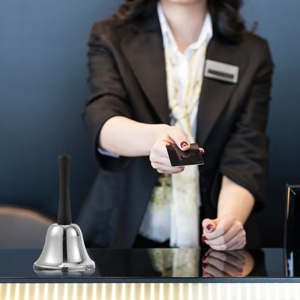 2pcs Christmas Hand Bells Table Bells Santa Clause Bells Calling Bells (Silver) 
2pcs Christmas Hand Bells Table Bells Santa Clause Bells Calling Bells (Silver)