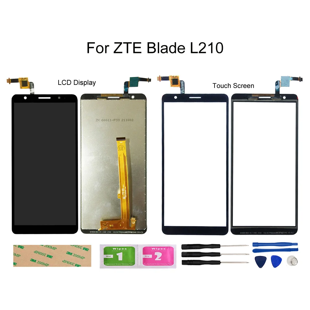Front Glass Panel Lens Sensor For ZTE Blade L210 LCD Display Touch Screen Digitizer Phone Repair Screens Parts Free Shipping
Front Glass Panel Lens Sensor For ZTE Blade L210 LCD Display Touch Screen Digitizer Phone Repair Screens Parts Free Shipping