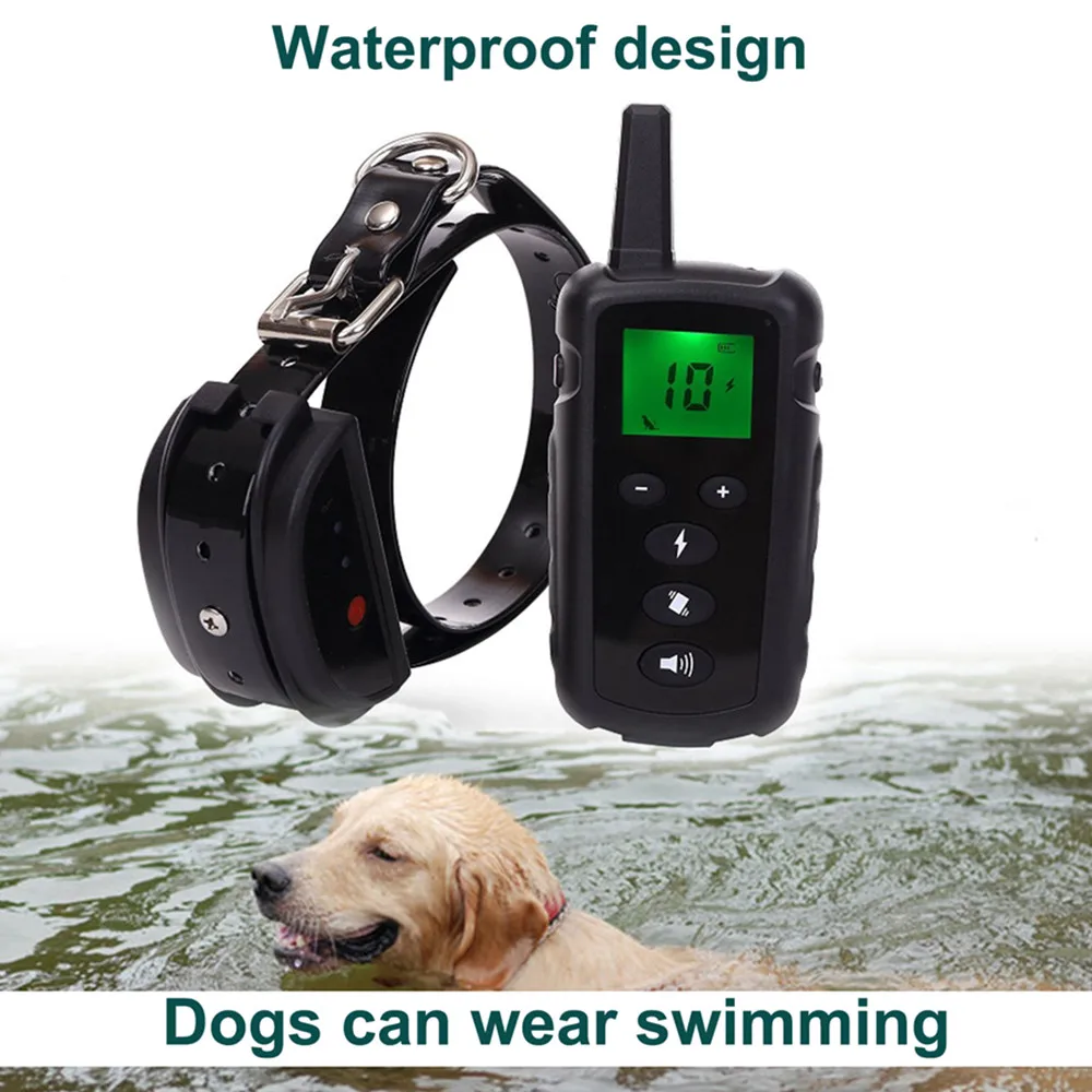 500M Dog Barking Repeller Electronic Pet Trainer Waterproof Dog Training Collar Vibrate/Static Shock/Tone Modes Dogs Accessories
500M Dog Barking Repeller Electronic Pet Trainer Waterproof Dog Training Collar Vibrate/Static Shock/Tone Modes Dogs Accessories