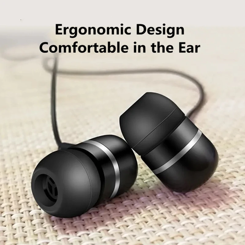 Stereo 3.5MM Jack Wired Earphone Universal In-Ear Heavy Bass Stereo Wired Earphones Sports Gaming Headsets with Mic For Phone
Stereo 3.5MM Jack Wired Earphone Universal In-Ear Heavy Bass Stereo Wired Earphones Sports Gaming Headsets with Mic For Phone
