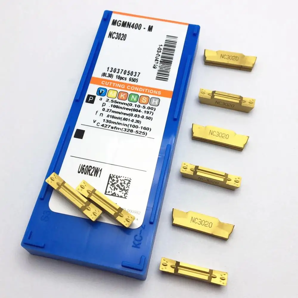 MGMN400 M NC3020 Slotting and Cutting Carbide Insert CNC Turning Tool Metal Slotting Tool Turning Tool 10 pieces MGMN 400
MGMN400 M NC3020 Slotting and Cutting Carbide Insert CNC Turning Tool Metal Slotting Tool Turning Tool 10 pieces MGMN 400