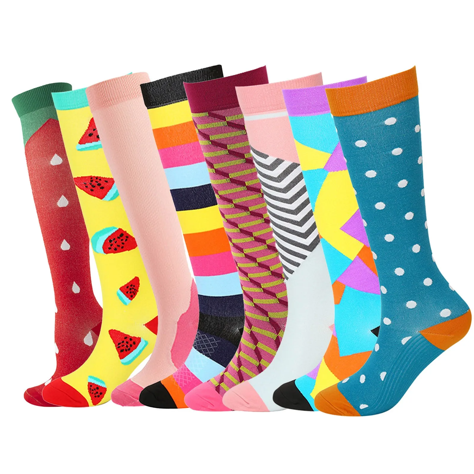 Компрессионные чулки с забавным рисунком, разноцветные Спортивные Компрессионные носки в горошек для Хэллоуина, бега, велоспорта, новинка ...
Компрессионные чулки с забавным рисунком, разноцветные Спортивные Компрессионные носки в горошек для Хэллоуина, бега, велоспорта, новинка ...