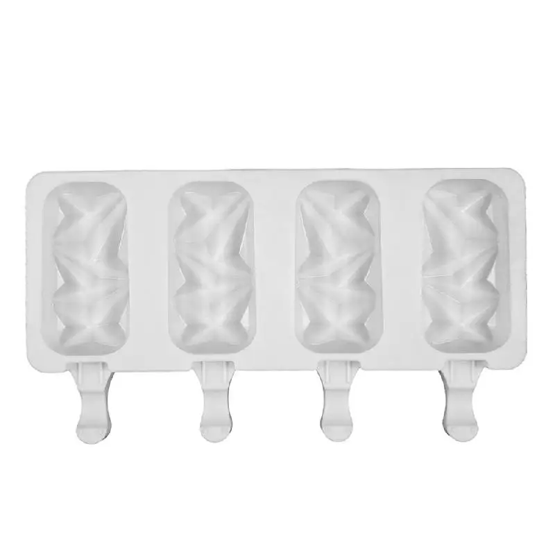 4-Cavity Diamond Mold Ice Cream Tools Silicone Frozen Ice Cream Mold Juice Popsicle Maker Ice Lolly Mould Homemade Popsicle
4-Cavity Diamond Mold Ice Cream Tools Silicone Frozen Ice Cream Mold Juice Popsicle Maker Ice Lolly Mould Homemade Popsicle