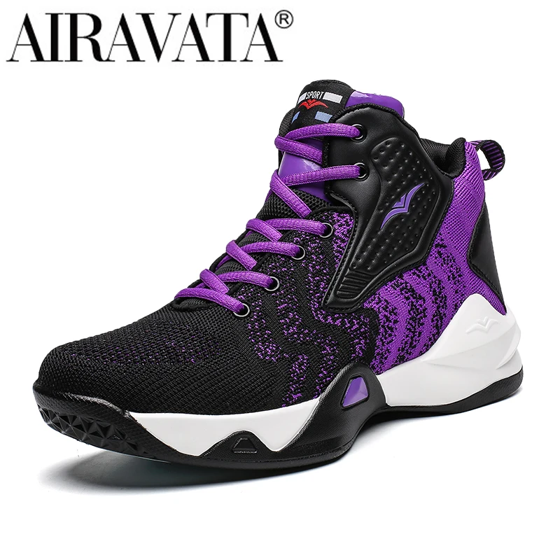 Airavata Men's Lace Up Basketball Sneakers Shoes High TopTeens Outdoor Sports Breathable Leisure Heighten Mesh Shoes Large Size
Airavata Men's Lace Up Basketball Sneakers Shoes High TopTeens Outdoor Sports Breathable Leisure Heighten Mesh Shoes Large Size