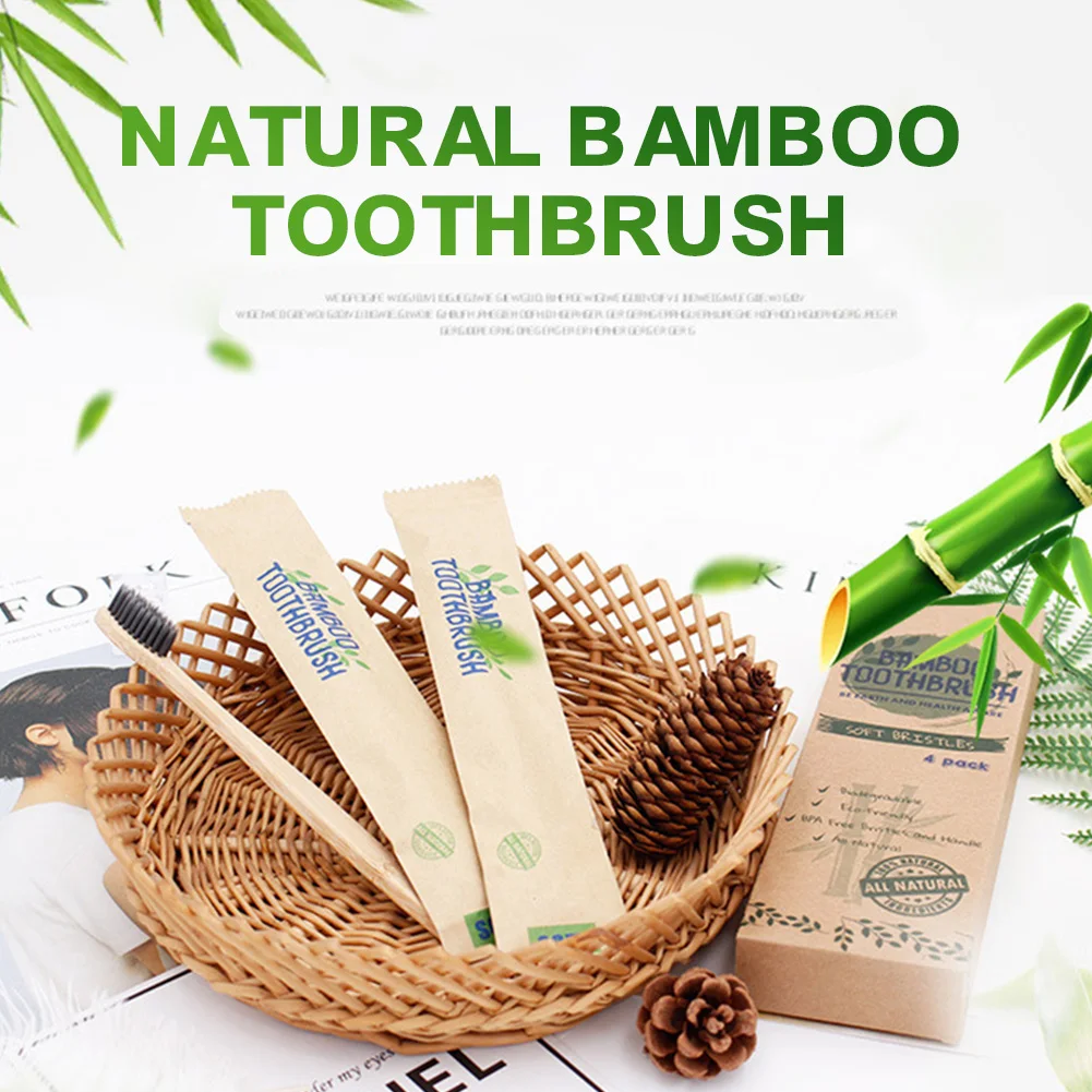Natural Bamboo Toothbrush Set Soft Bristle Charcoal Teeth Whitening Bamboo Toothbrushes Soft Dental Oral Care Accessories
Natural Bamboo Toothbrush Set Soft Bristle Charcoal Teeth Whitening Bamboo Toothbrushes Soft Dental Oral Care Accessories