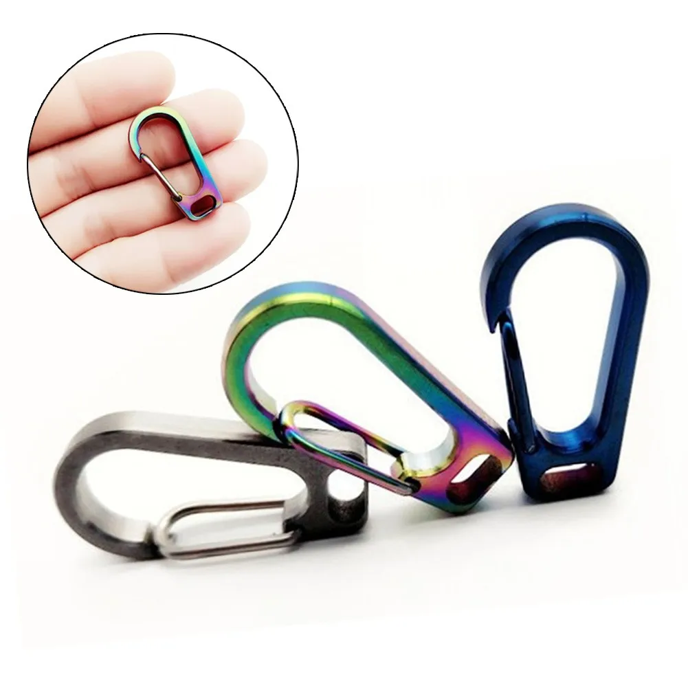 1pc Carabiner Clip Snap Hook Spring Loaded Key Hold Mini Clasp Buckle Hooks Carbine Keychain Use With Key Ring Umbrella Rope
1pc Carabiner Clip Snap Hook Spring Loaded Key Hold Mini Clasp Buckle Hooks Carbine Keychain Use With Key Ring Umbrella Rope