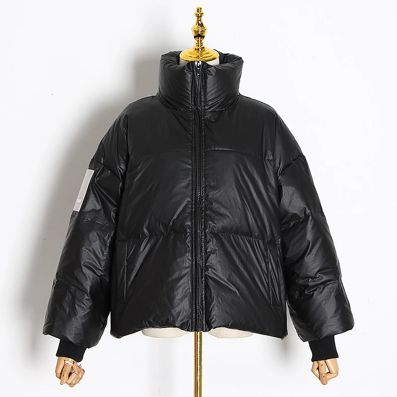 GALCAUR Oversized Cotton Coat For Women Turtleneck Long Sleeve Pockets Thick Sustans Korean Coats Female 2020 Winter Clothing
GALCAUR Oversized Cotton Coat For Women Turtleneck Long Sleeve Pockets Thick Sustans Korean Coats Female 2020 Winter Clothing