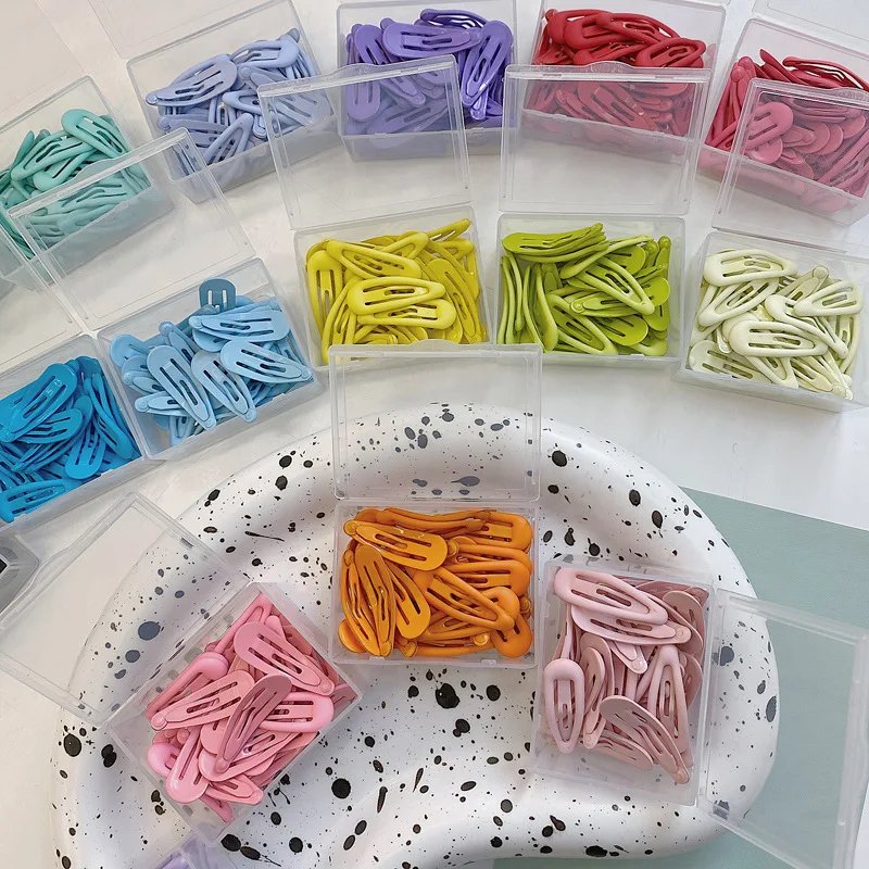 30PCS The New Grind Arenaceous Matte Color The Drip Clue Cb Clip Candy Color Children Bang CClip Hairpin
30PCS The New Grind Arenaceous Matte Color The Drip Clue Cb Clip Candy Color Children Bang CClip Hairpin