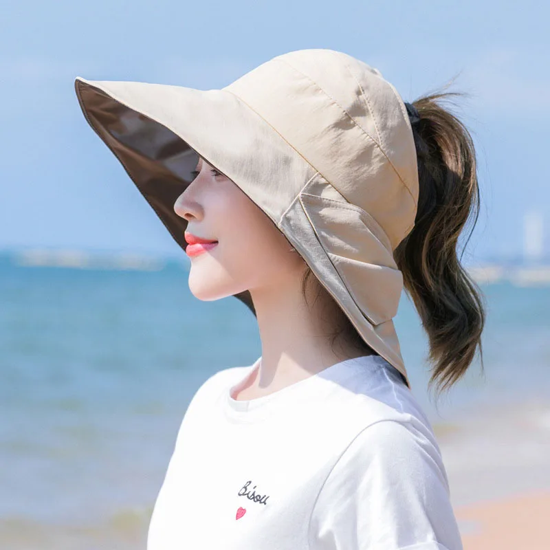 New Women Summer UV Protection Sun Hat Female Bucket Hat With Neck Flap Outdoor Traveling Woman Beach Big brimmed Caps
New Women Summer UV Protection Sun Hat Female Bucket Hat With Neck Flap Outdoor Traveling Woman Beach Big brimmed Caps