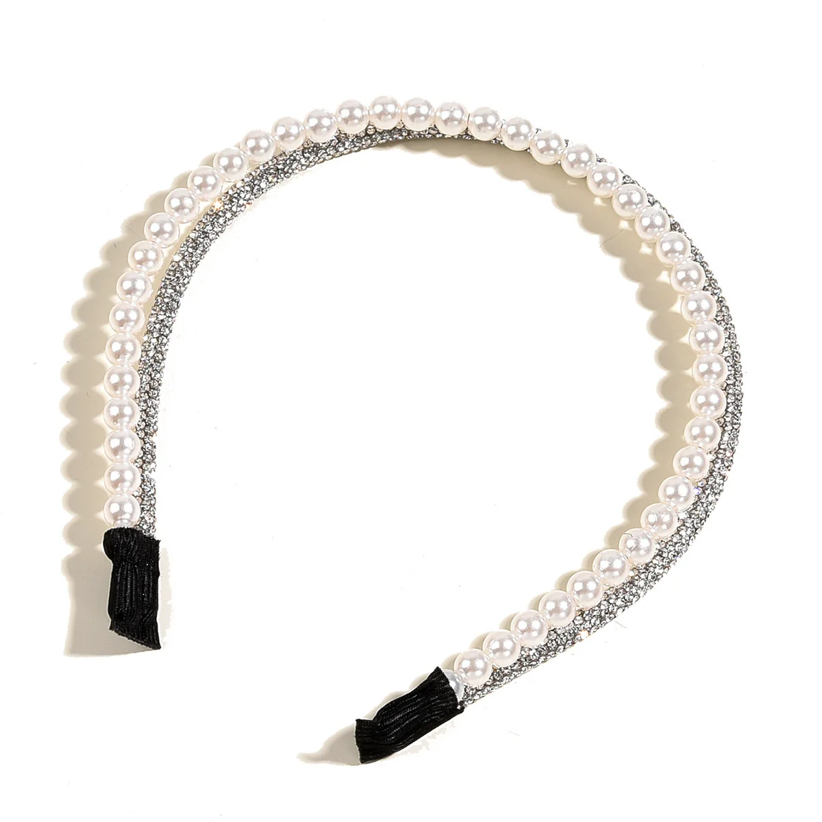 Pearls Hairband Bride Elegant Pearl Rhinestone Double Row Headband Fashion Gauze Dress Headwear Daily Hair Accessories For Girls
Pearls Hairband Bride Elegant Pearl Rhinestone Double Row Headband Fashion Gauze Dress Headwear Daily Hair Accessories For Girls