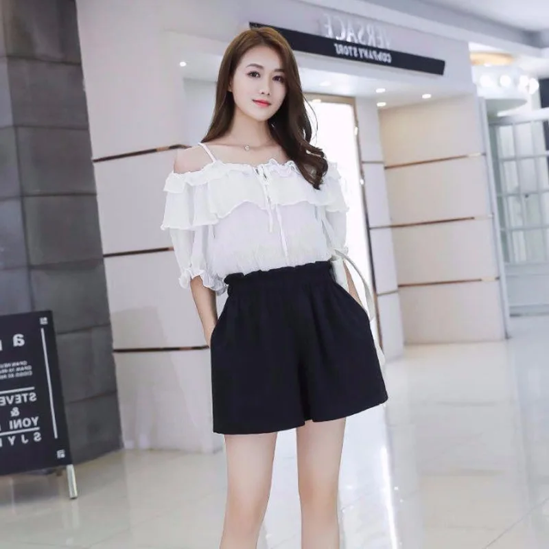 Shorts Women Female Summer High Waist Trendy New Korean Style Loose Leisure All-match Kawaii Ulzzang Womens Trousers Chic Soft
Shorts Women Female Summer High Waist Trendy New Korean Style Loose Leisure All-match Kawaii Ulzzang Womens Trousers Chic Soft