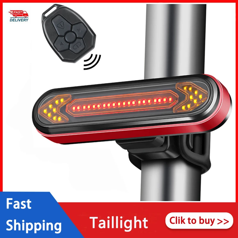 Smart Bike Turning Signal Cycling Taillight Intelligent USB Bicycle Rechargeable Rear Light Remote Control LED Warning Lamp
Smart Bike Turning Signal Cycling Taillight Intelligent USB Bicycle Rechargeable Rear Light Remote Control LED Warning Lamp