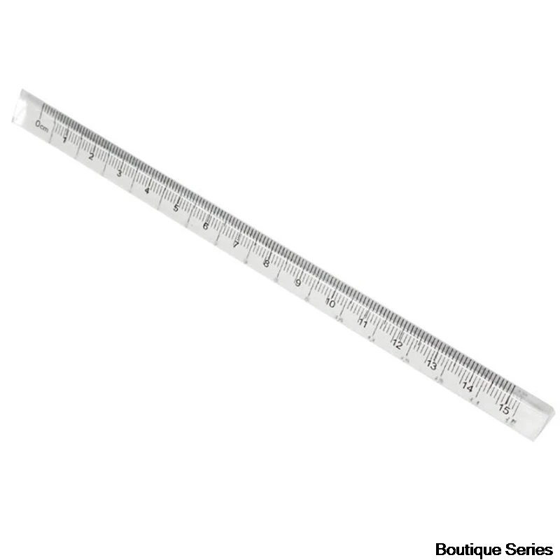 15 cm Transparent Straightedge Student Stationery Practical Simple Triangle Ruler
15 cm Transparent Straightedge Student Stationery Practical Simple Triangle Ruler