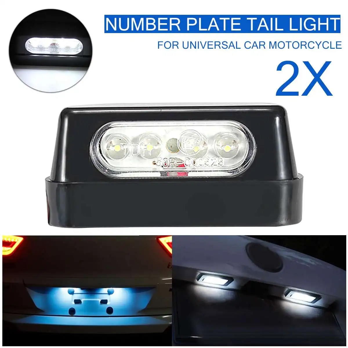 2pcs 12V Car LED Number License Plate Light Rear Lamp Step Lamp Tail Light for Boat RV Truck Trailer Caravans
2pcs 12V Car LED Number License Plate Light Rear Lamp Step Lamp Tail Light for Boat RV Truck Trailer Caravans