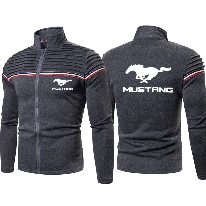 Autumn New Men's jackets Mustang Car Logo Wool Fleece Casual jackets Cotton High Quality Wrinkled shoulders Men's Sport Jacket
Autumn New Men's jackets Mustang Car Logo Wool Fleece Casual jackets Cotton High Quality Wrinkled shoulders Men's Sport Jacket