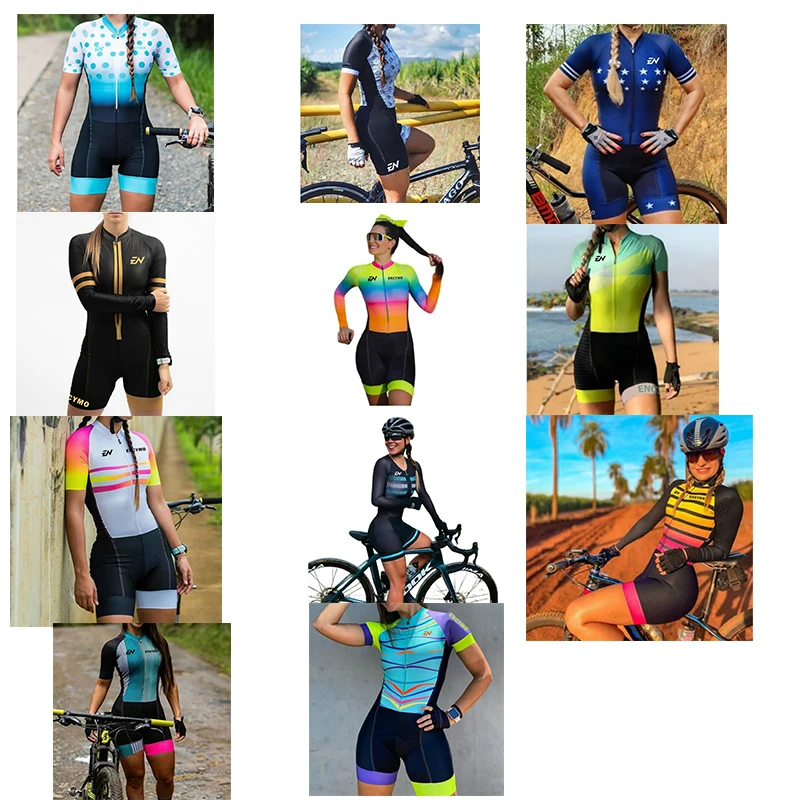 2021 New style Women's Triathlon Short Cycling Jersey Sets Skinsuit Maillot Ropa Ciclismo Bicycle Bike Clothes one piece ENCYMO
2021 New style Women's Triathlon Short Cycling Jersey Sets Skinsuit Maillot Ropa Ciclismo Bicycle Bike Clothes one piece ENCYMO