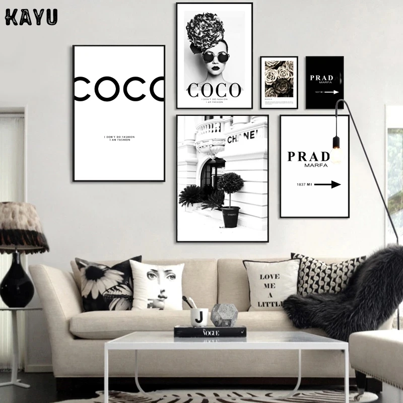 Fashion Coco Quotes Poster Print Flower Woman Perfume Wall Art Canvas Painting Modern Trendy Pictures for Living Room Home Decor
Fashion Coco Quotes Poster Print Flower Woman Perfume Wall Art Canvas Painting Modern Trendy Pictures for Living Room Home Decor