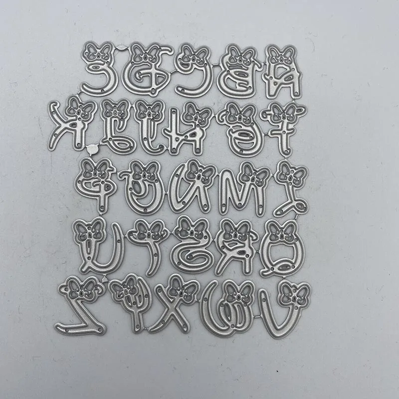 

Metal Cutting Dies Letter All Capital Letters Stencil for DIY Scrapbooking Album Embossing Paper Cards Deco Crafts Die Cuts