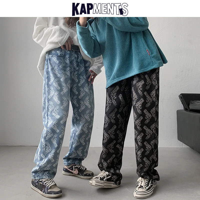 KAPMENTS Men Spring Graphic Printed Baggy Jeans 2022 Mens Korean Streetwear Wide Leg Pants Punk Joggers Male Black Trousers 5XL
KAPMENTS Men Spring Graphic Printed Baggy Jeans 2022 Mens Korean Streetwear Wide Leg Pants Punk Joggers Male Black Trousers 5XL