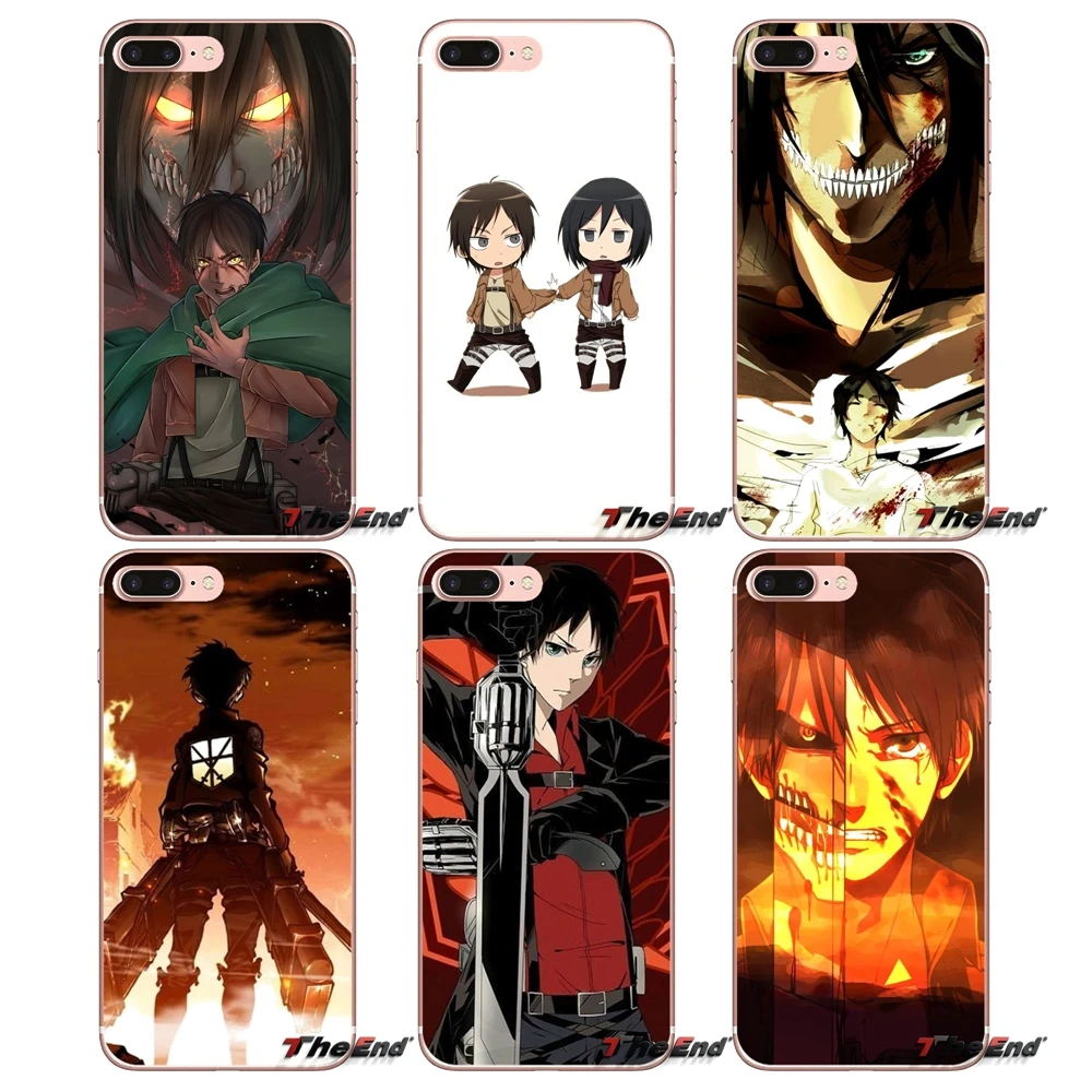 Для htc U11 один M7 M8 A9 M9 M10 E9 Desire 630 530 626 628 816 820 Motorola G G2 G3 анимэ attack on titan eren силиконовый