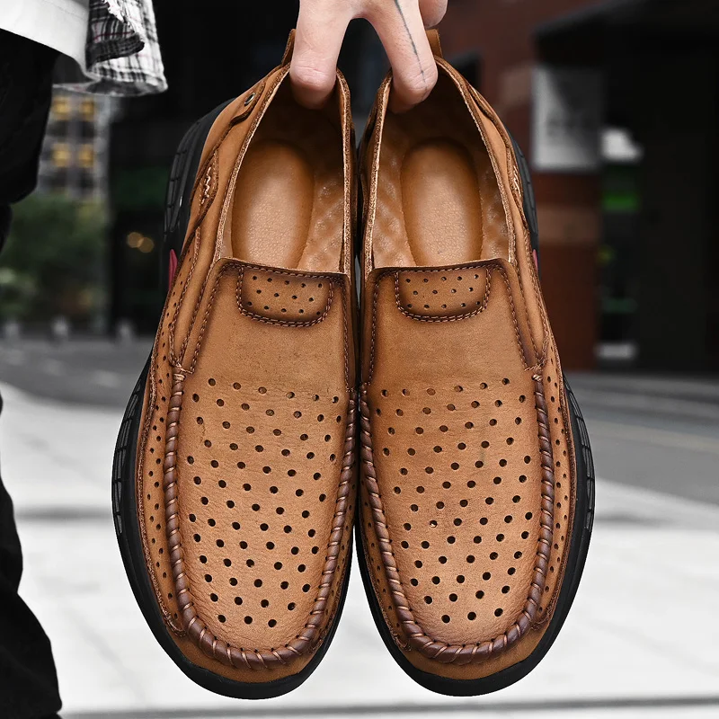 Genuine Leather Men Casual Shoes Luxury 2021 Mens Loafers Moccasins Breathable Slip on Driving Shoes Fashion Mens Casual Loafers
Genuine Leather Men Casual Shoes Luxury 2021 Mens Loafers Moccasins Breathable Slip on Driving Shoes Fashion Mens Casual Loafers