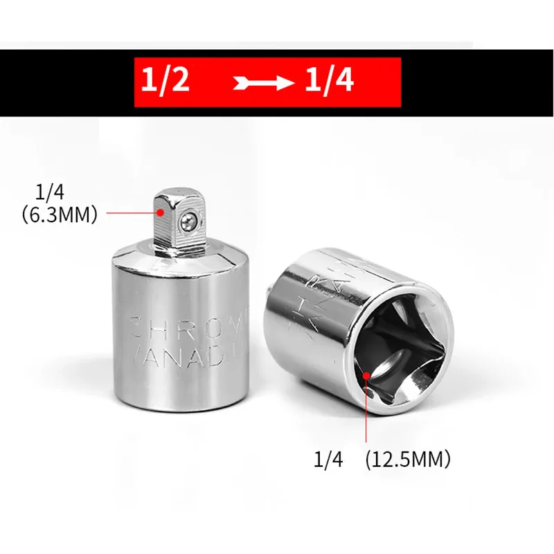 1/4\\\" 3/8\\\"1/2\\\" Female To Male Drive Socket Spanner Converter Wrench Adapter Tool
1/4\\\" 3/8\\\"1/2\\\" Female To Male Drive Socket Spanner Converter Wrench Adapter Tool