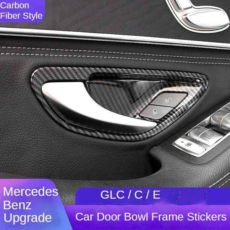 4 шт. чаша для ручки салона автомобиля из углеродного волокна для Mercedes Benz C Glc E class C200 E300 чехлы автомобильные наклейки автомобильные аксессуар...
4 шт. чаша для ручки салона автомобиля из углеродного волокна для Mercedes Benz C Glc E class C200 E300 чехлы автомобильные наклейки автомобильные аксессуар...