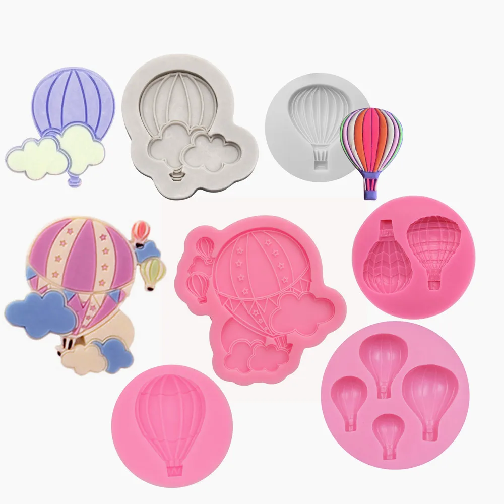 Mini Hot Air Balloon Silicone Mold Fondant Chocolate Cake Mould DIY Handmade Sugarcraft Cake Decorating Tools Baking Accessories
Mini Hot Air Balloon Silicone Mold Fondant Chocolate Cake Mould DIY Handmade Sugarcraft Cake Decorating Tools Baking Accessories