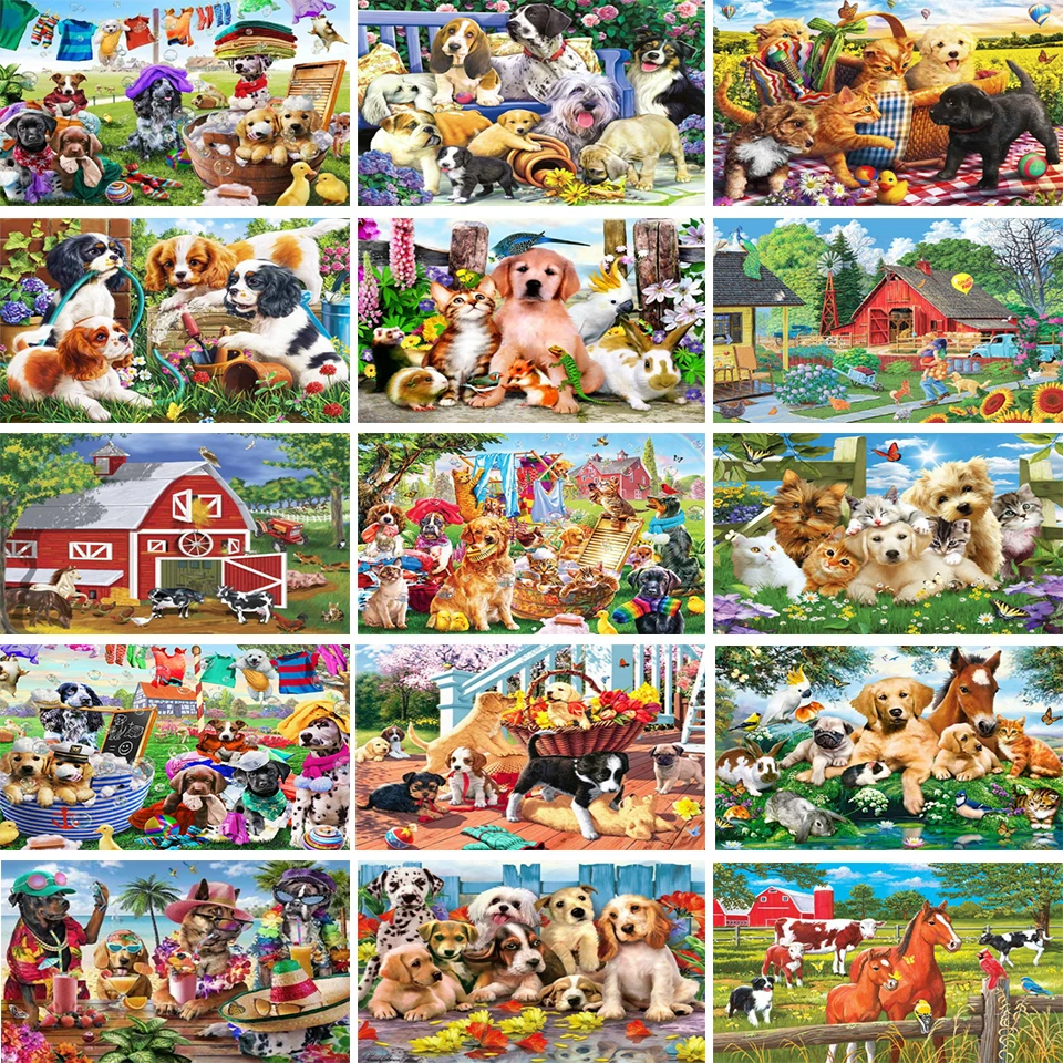 5D DIY Animal Diamond Painting in the Farm Rhinestone Picture Full Diamond Embroidery Gift Mosaic Home Decor Cross Stitch Kit
5D DIY Animal Diamond Painting in the Farm Rhinestone Picture Full Diamond Embroidery Gift Mosaic Home Decor Cross Stitch Kit