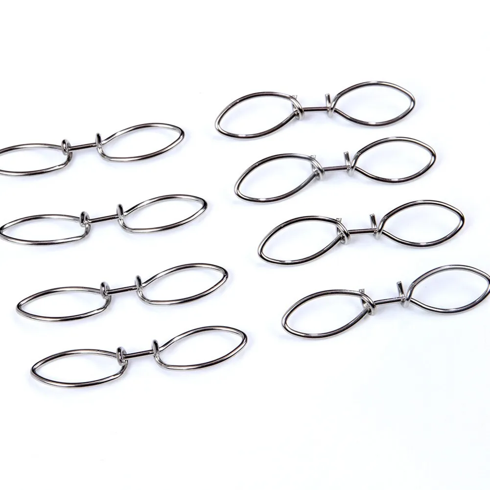 10/20/50pcs Fishing Swivel Connector Durable Stainless Steel Connectors Fishing Swivel Snap Outdoor Fishing Accessories
10/20/50pcs Fishing Swivel Connector Durable Stainless Steel Connectors Fishing Swivel Snap Outdoor Fishing Accessories