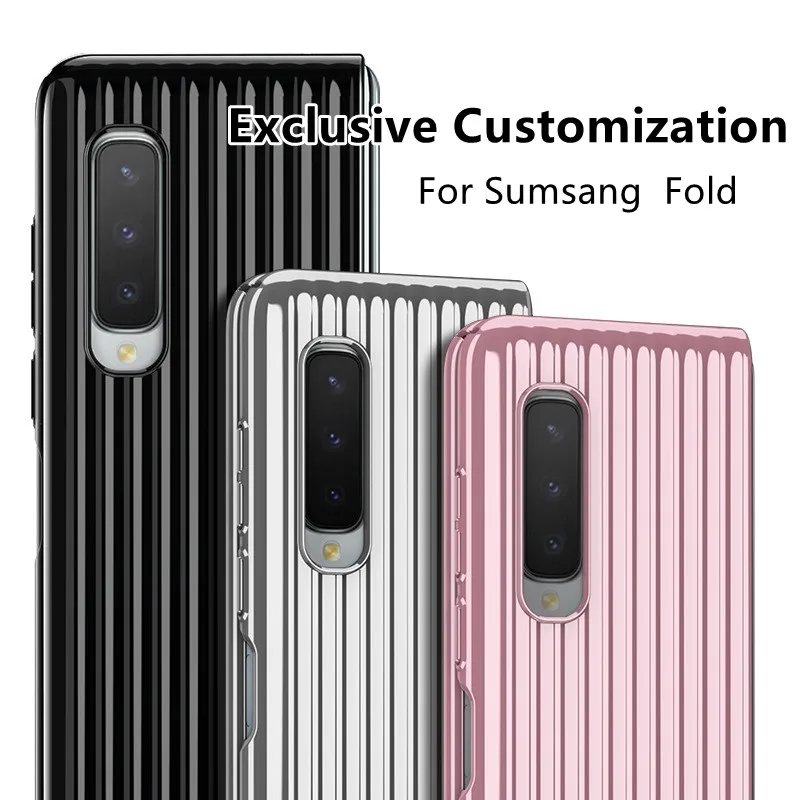 Simple Foldable Creative Luggage Phone Case For Sumsang Galaxy Fold1 Fashion PC Cover Anti Fall Ultra-Thin GKK Protective Shell
Simple Foldable Creative Luggage Phone Case For Sumsang Galaxy Fold1 Fashion PC Cover Anti Fall Ultra-Thin GKK Protective Shell