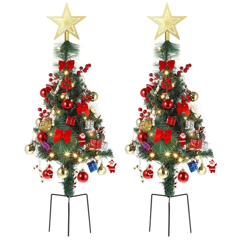 2pcs Decorative Outdoor Xmas Tree Decors Christmas Trees Pine Trees for Christmas
2pcs Decorative Outdoor Xmas Tree Decors Christmas Trees Pine Trees for Christmas