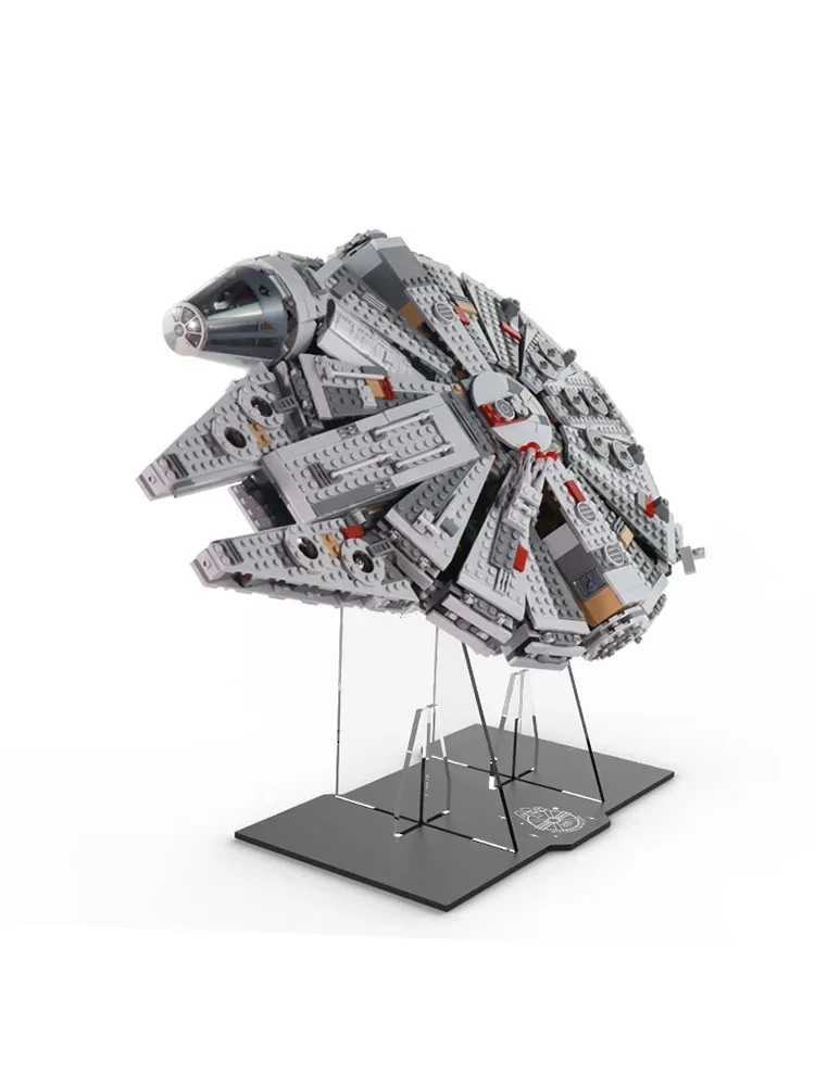 Acrylic Display Stand for Millennium 75257 Falcon Vertical 75105 Model Building Blocks (Not include the model)
Acrylic Display Stand for Millennium 75257 Falcon Vertical 75105 Model Building Blocks (Not include the model)