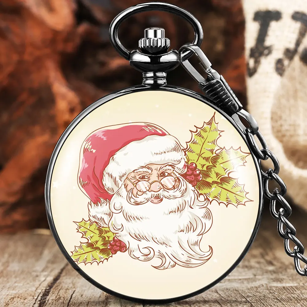 Antique Pocket Watch Quartz Clock Exquisite Pattern Necklace Pendant Best Gift For Children Christmas Theme 
Antique Pocket Watch Quartz Clock Exquisite Pattern Necklace Pendant Best Gift For Children Christmas Theme