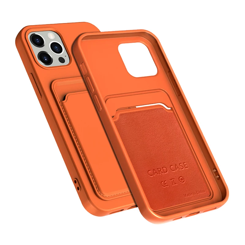 Original Wallet Card Slot Holder Case for iPhone 12 13 Pro Max Mini 11 7 8 Plus X XR XS SE Silicon Candy Color Lining Back Cover
Original Wallet Card Slot Holder Case for iPhone 12 13 Pro Max Mini 11 7 8 Plus X XR XS SE Silicon Candy Color Lining Back Cover
