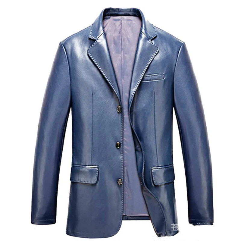 2020Autumn New Suit Leather Clothing Slim Casual Men's Leather Youth Jacket Lapel Fashion Mens Overcoats Casual Moto & Biker
2020Autumn New Suit Leather Clothing Slim Casual Men's Leather Youth Jacket Lapel Fashion Mens Overcoats Casual Moto & Biker