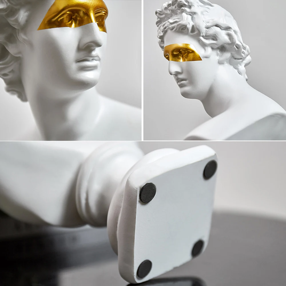 Steam wave retro Creativity art sketch Statue Resin Gypsum Head Sculpture David Apollo Portrait Home Decoration Accessories desk
Steam wave retro Creativity art sketch Statue Resin Gypsum Head Sculpture David Apollo Portrait Home Decoration Accessories desk