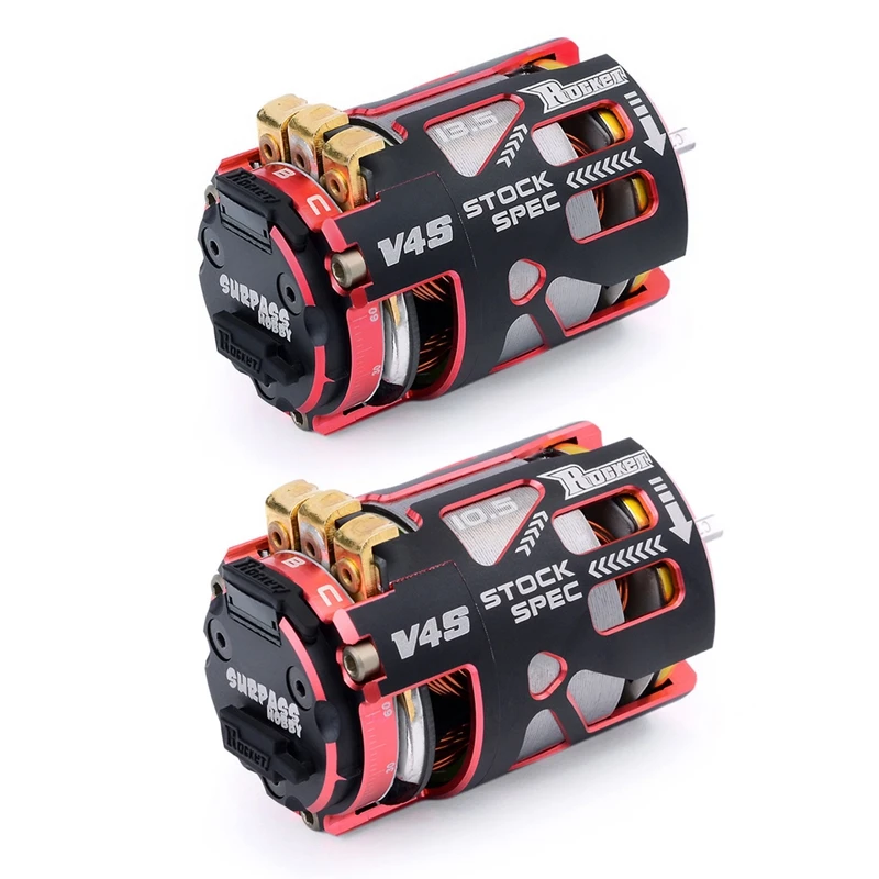SURPASS HOBBY Rocket 540 V4S 10.5T 13.5T Sensored Brushless Motor for STOCK SPEC 1/10 1/12 F1 Car
SURPASS HOBBY Rocket 540 V4S 10.5T 13.5T Sensored Brushless Motor for STOCK SPEC 1/10 1/12 F1 Car