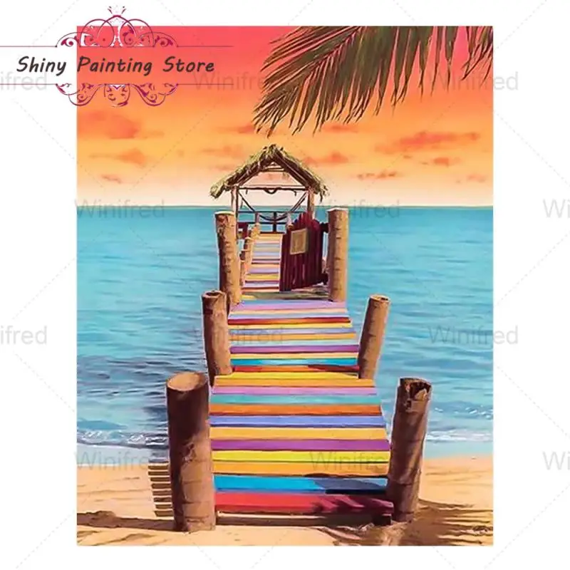 Home Decor DIY 5D Diamond Embroidery Seaside Chalet Scenery Seascape Diamond Painting Cross Stitch Kits Hobby Handicraft Mural
Home Decor DIY 5D Diamond Embroidery Seaside Chalet Scenery Seascape Diamond Painting Cross Stitch Kits Hobby Handicraft Mural