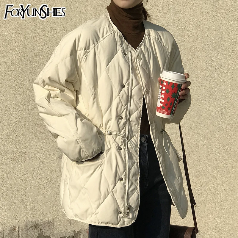 Women Long Sleeve Cotton Parkas Coat Vintage Casual Drawstring Slim Beige Pockets Jacket 2021 Fall Winter Warm Elegant Outwear
Women Long Sleeve Cotton Parkas Coat Vintage Casual Drawstring Slim Beige Pockets Jacket 2021 Fall Winter Warm Elegant Outwear
