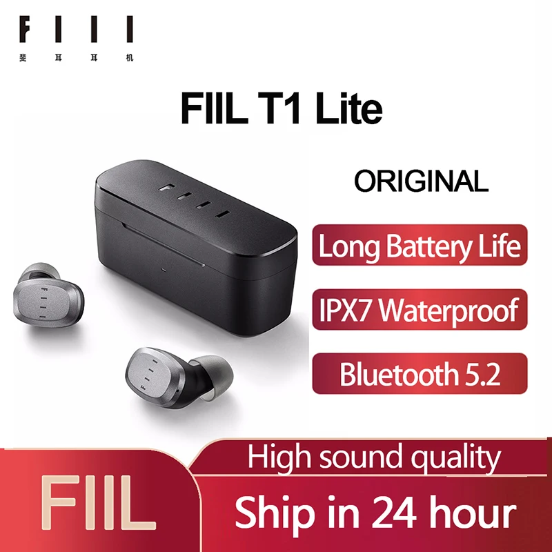 TWS наушники FIIL T1 Lite с поддержкой Bluetooth 5 2 и защитой класса IPX7|Смарт-гаджеты| |