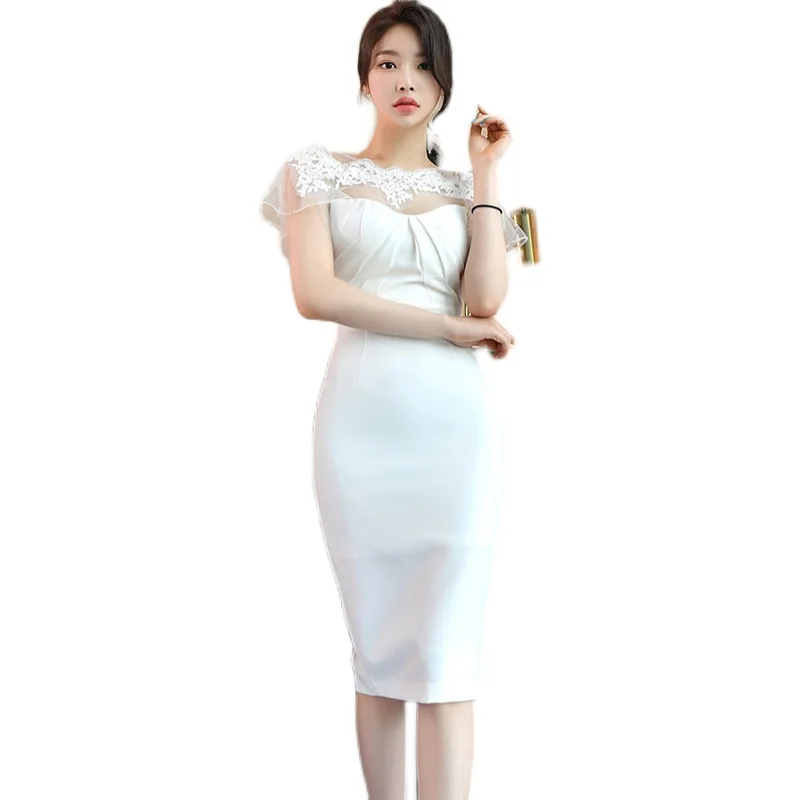 Summer women dress Lace Splicing high waist wrap buttocks korean fashion thin sexy style office party for tight elegant dresses
Summer women dress Lace Splicing high waist wrap buttocks korean fashion thin sexy style office party for tight elegant dresses
