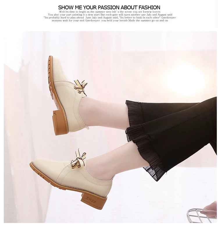 2020 Lace Up Leather Oxfords Women Shoes Female Loafers Flats Square Heels Plus Size Shoes Woman Ladies Shoes Zapatos De Mujer
2020 Lace Up Leather Oxfords Women Shoes Female Loafers Flats Square Heels Plus Size Shoes Woman Ladies Shoes Zapatos De Mujer