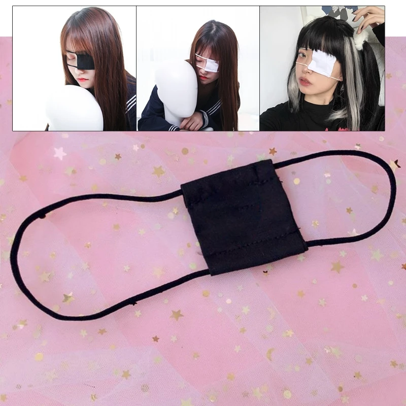 Lolita White Eye Patches Soft Single Eye Mask Halloween Cosplay Theme Party Costume Prop Stage Performance Eye Props
Lolita White Eye Patches Soft Single Eye Mask Halloween Cosplay Theme Party Costume Prop Stage Performance Eye Props